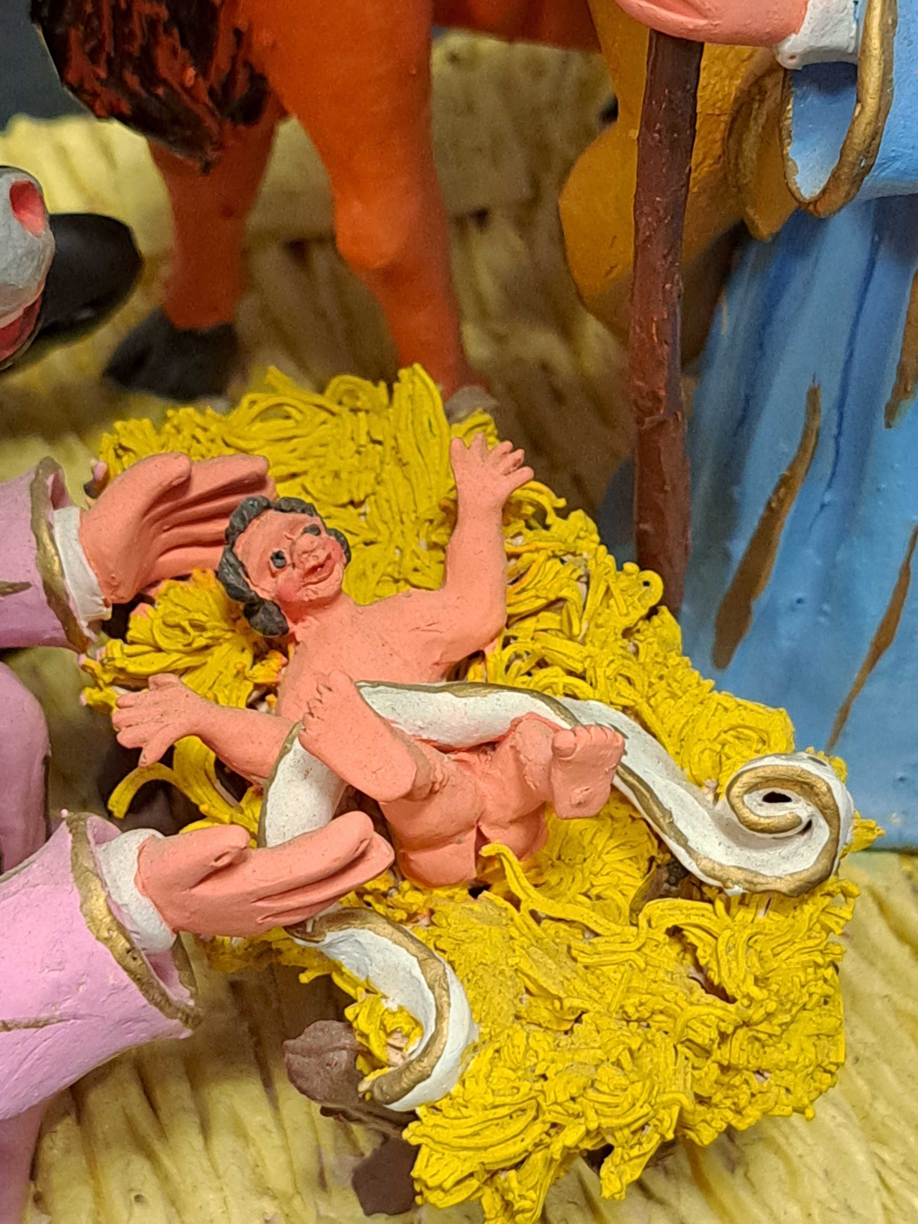 Presépio de barro Misterio e Filhos
