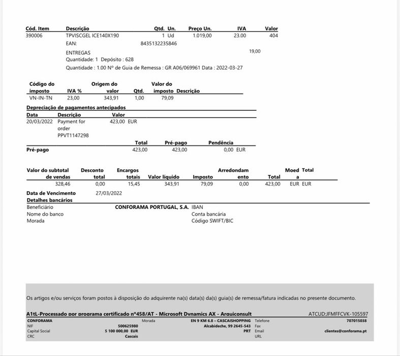 Cama com colchao casal