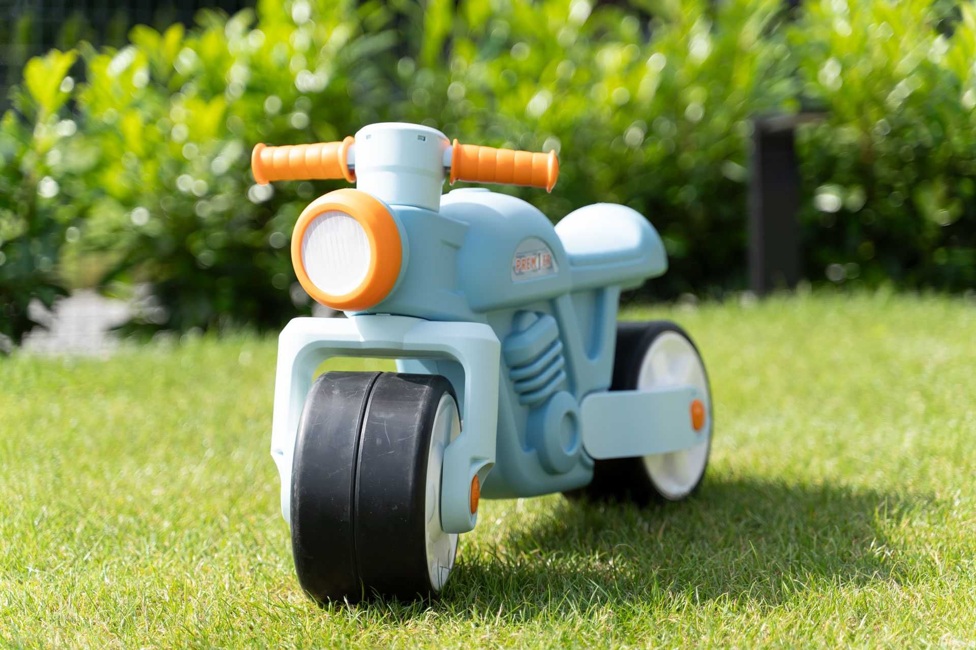 FALK Jeździk Scooter Prem1er Retro Niebieski - Vintage rowerek biegowy