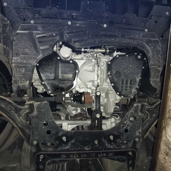 Защита поддона двигателя Nissan Sentra 7 (B17) Захист картера двигуна