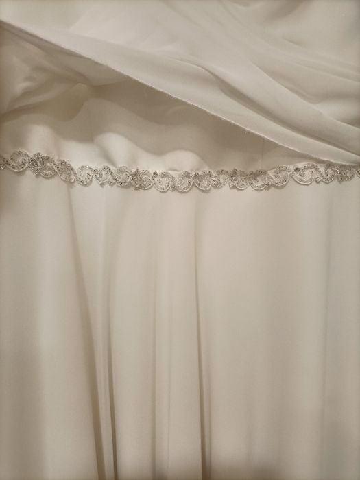 Suknia ślubna boho + odkryte plecki r.42/44