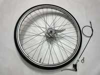 Переднее велосипедное колесо с тормозом, ALESA, Schwalbe 28", 700*35 C
