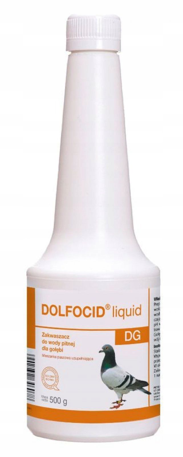 Dolfocid Liquid zakwaszacz dla gołębi Dolfos 500ml