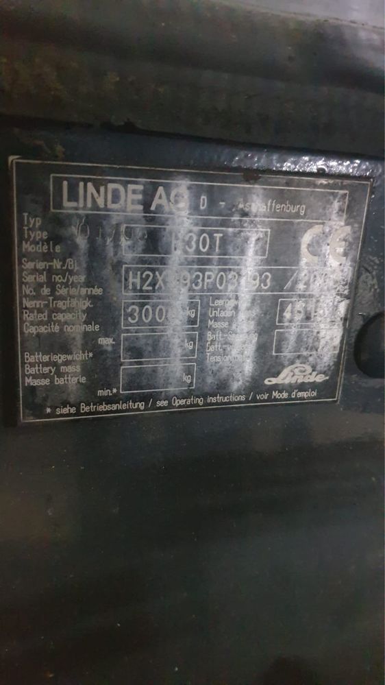 Wózek widłowy Linde H30 | 2004 | Gaz | Przesuw boczny