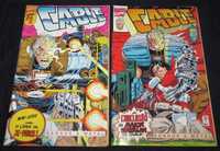 2 livros Cable Sangue e Metal Marvel comics