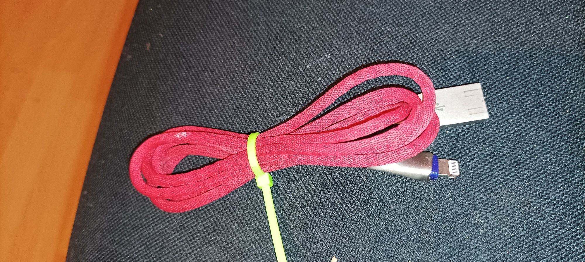 Q-touch kabel do ładowania micro USB czerwony