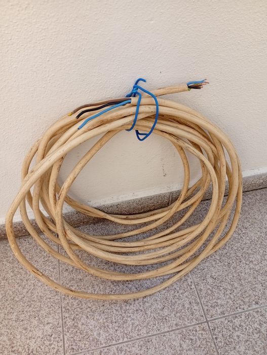 Cabo trifásico creme 4vias 4mm 12metros