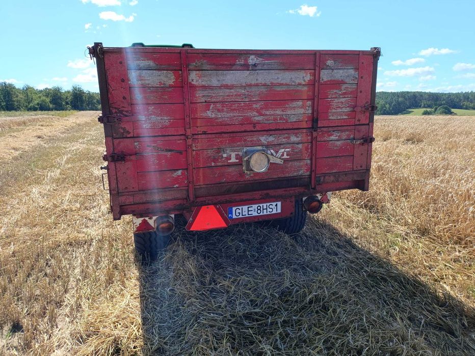 Wywrotka TIM 6,5 T -BT jednoosiowa przyczepa waja zarejestrowana !!!