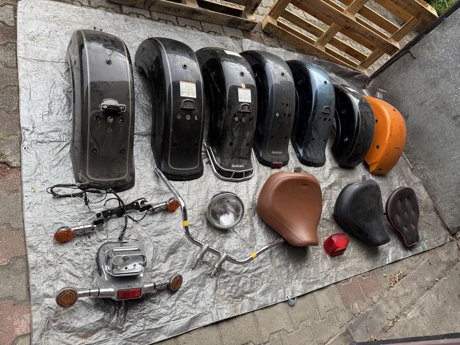 Suzuki vl 800 lampy czesci blotnik tlumik oparcie wydech