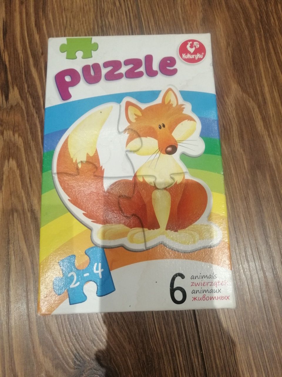 Puzzle zwierzęta i księżniczka Zosia