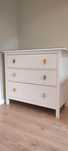 Komoda Ikea Hemnes z szklanym blatem