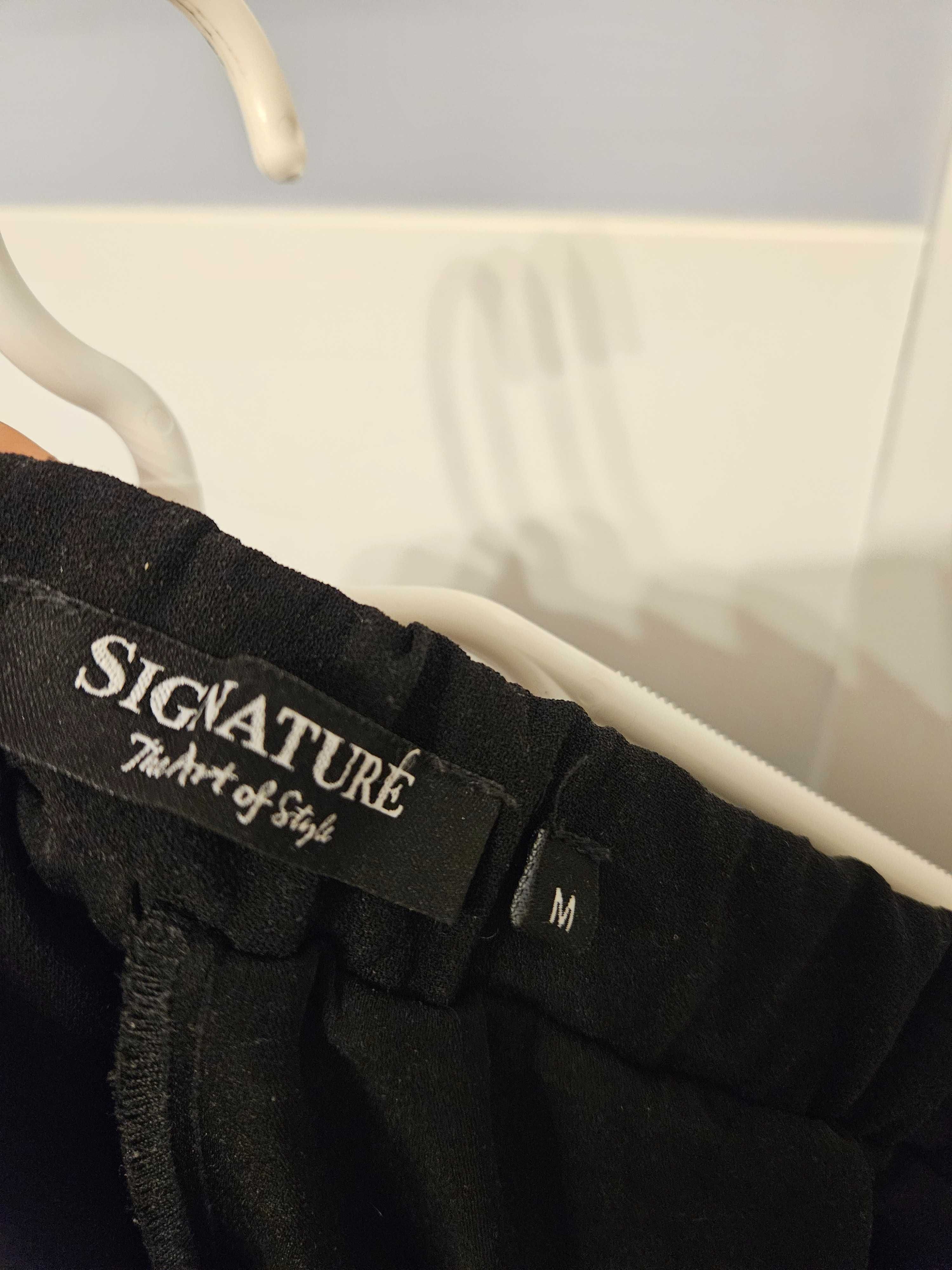 Czarne spodnie, warstwy, r. M/L, Signature