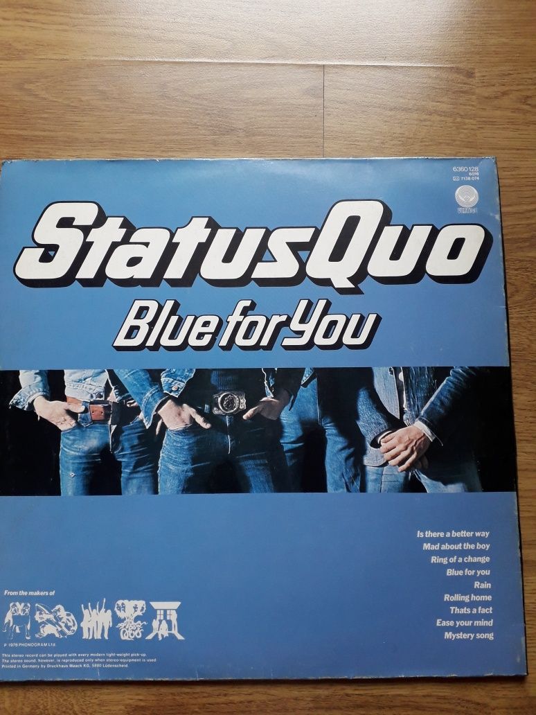 STATUS QUO- Blue for You. Vertigo 1976r.