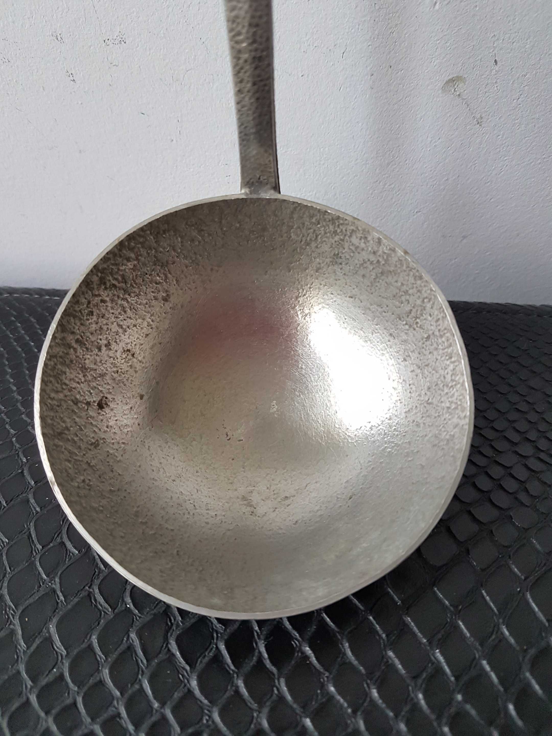 Antyczna cynowa chochla Mastad Pewter Norway Tinn Utwardzona cyna