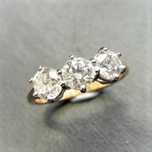 Pierścionek z brylantami 1,50 ct złoto pr. 750 (18K) PRESTIGE