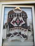 Sweter vintage kononowicz wełna
