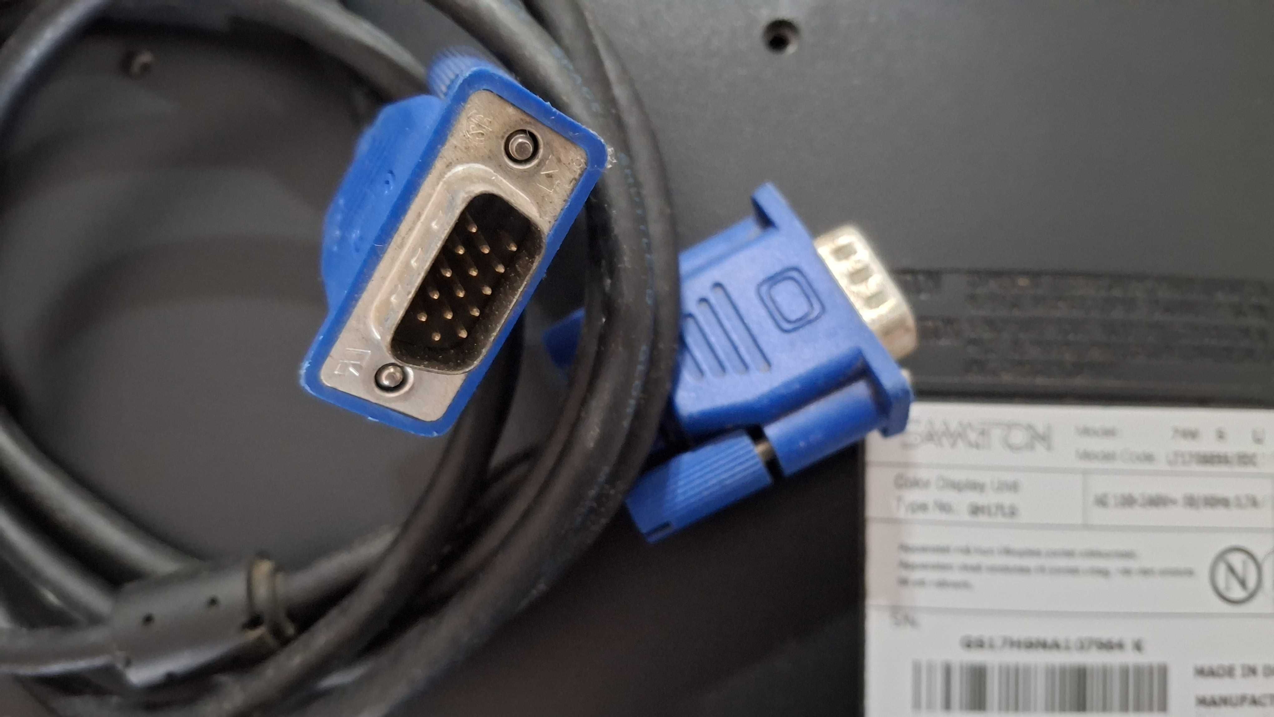 Monitor - Samtrom GH17LS - a funcionar