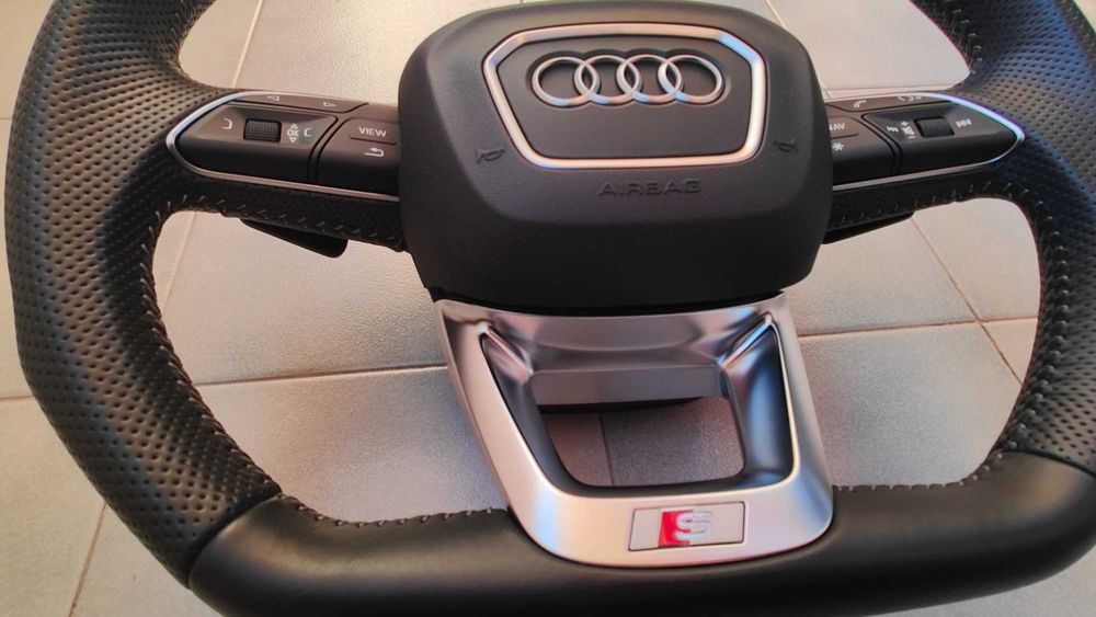 Volante MF AUDI Flat S-line Patilhas com Airbag
