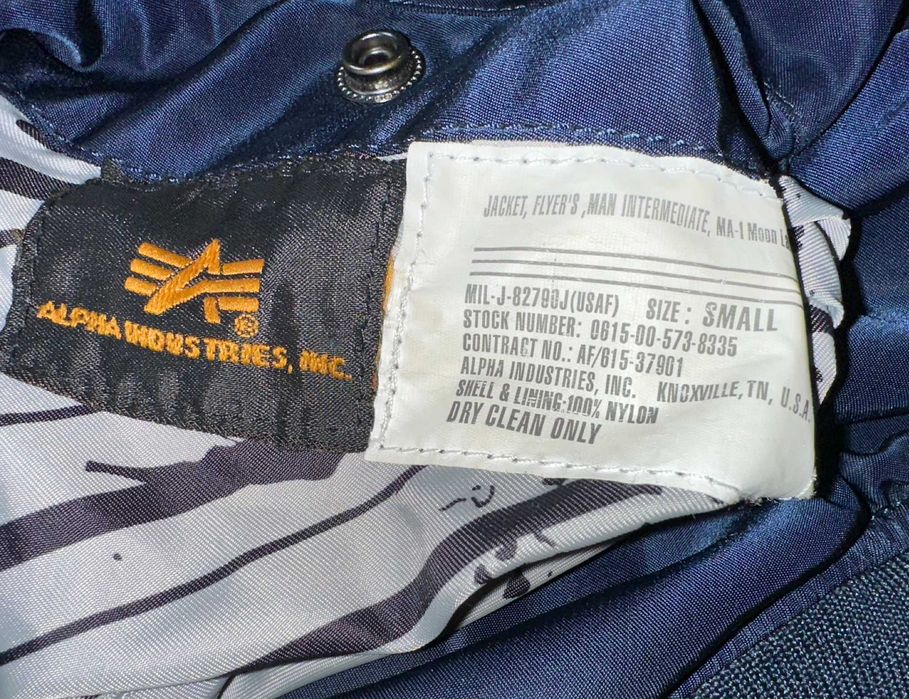 Бомбер Alpha Industries MA-1 Moon Landing Reversible S
