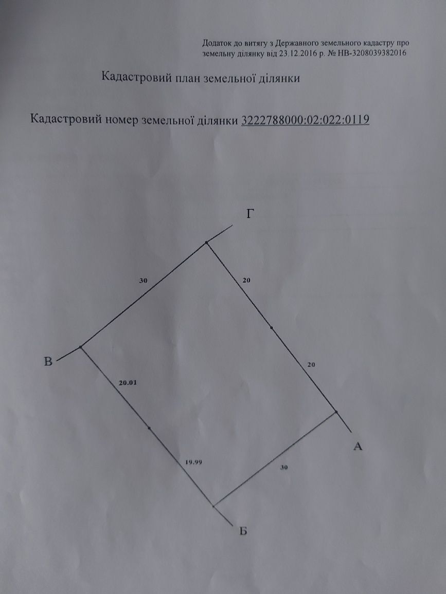 Ділянка під будування приватного будинку