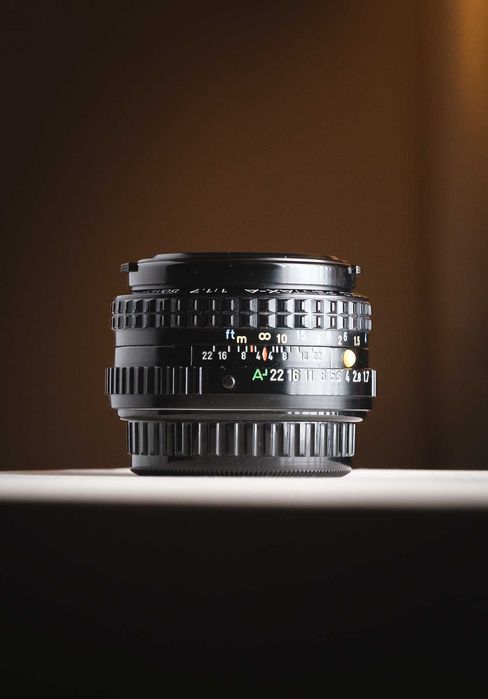 SMC Pentax-A 50mm f/1.7 z automatyką przysłony,  BDB stan