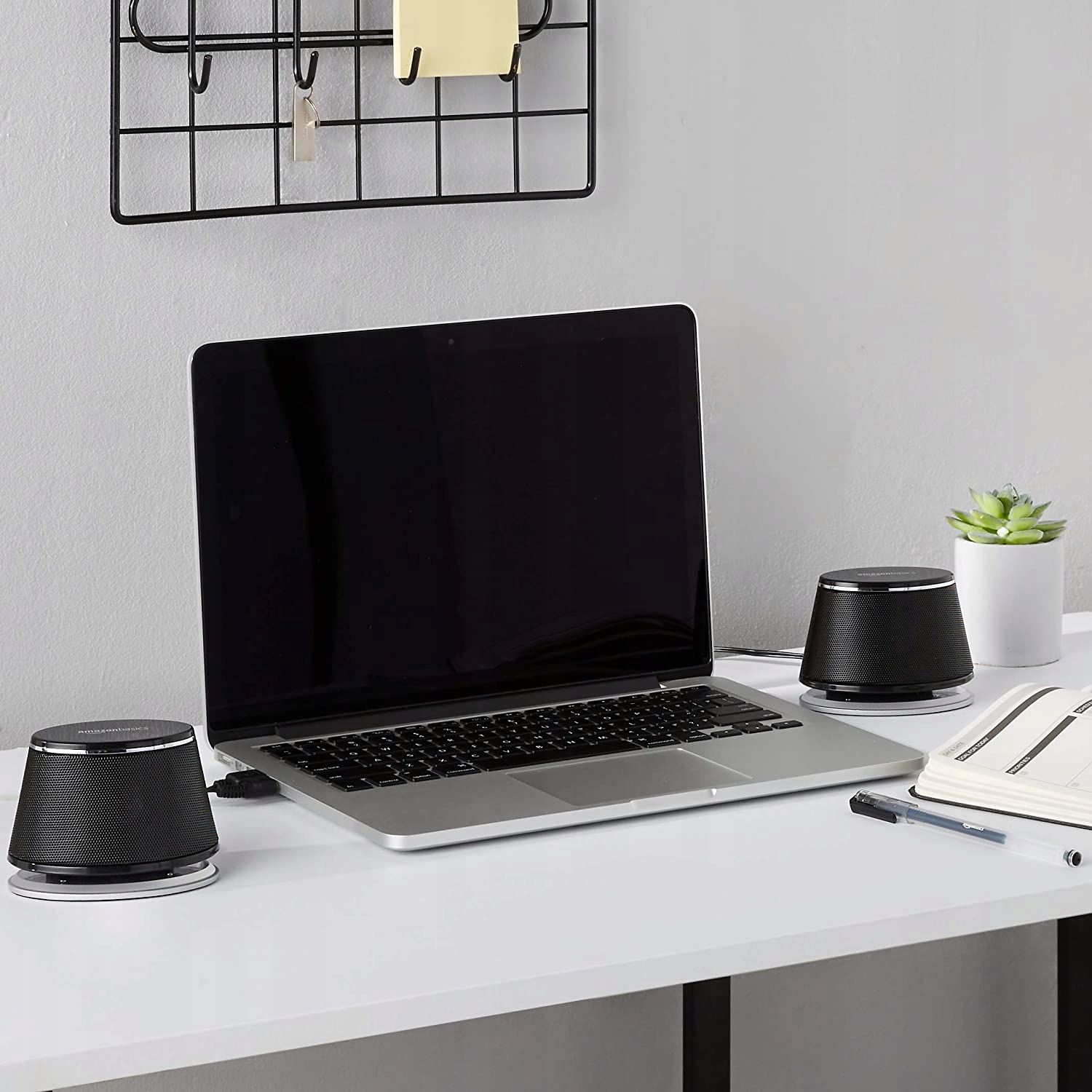 zestaw głośników 2szt 2.0 amazon czarny stereo