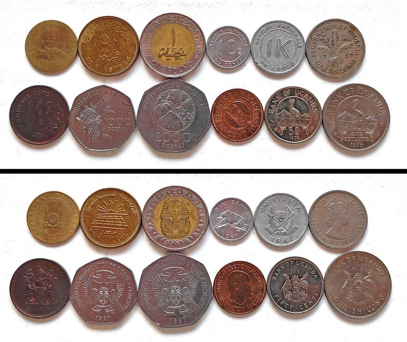 Монеты иностранные на выбор