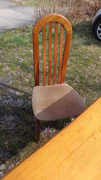 Krzeslo drewno i tapicerka