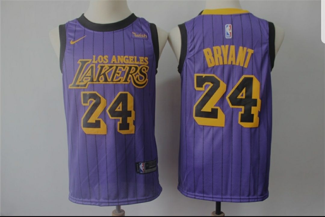 Camisola NBA dos LA Lakers, do lendário jogador Kobe Bryant