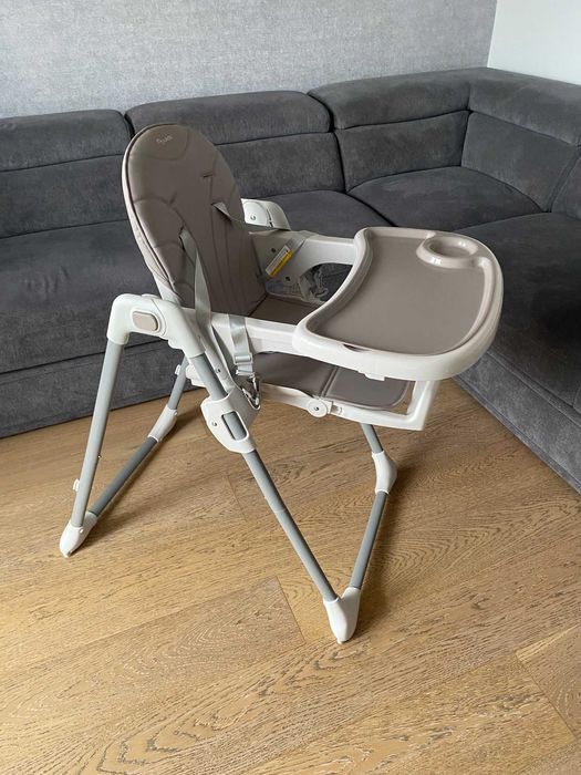 Krzesełko Nukido Tulo + Łóżeczko Lionelo Sven Plus - WSZYSTKO JAK NOWE