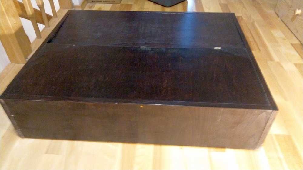 Skrzynia drewniana, pudło na pościel, drewniane, wenge, pojemnik