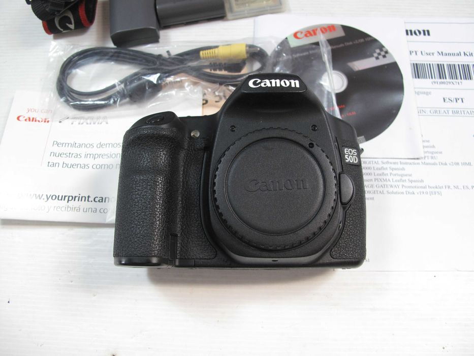 Canon 50D+18-55mm na caixa só 31 mil disparos - Como Nova