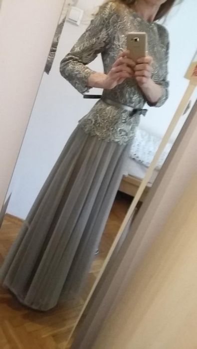 WESELE koronkowa sukienka wieczorowa butik NAVONA rozm. S/M