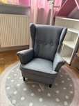 Fotel dzieciecy uszak Ikea Strandmon