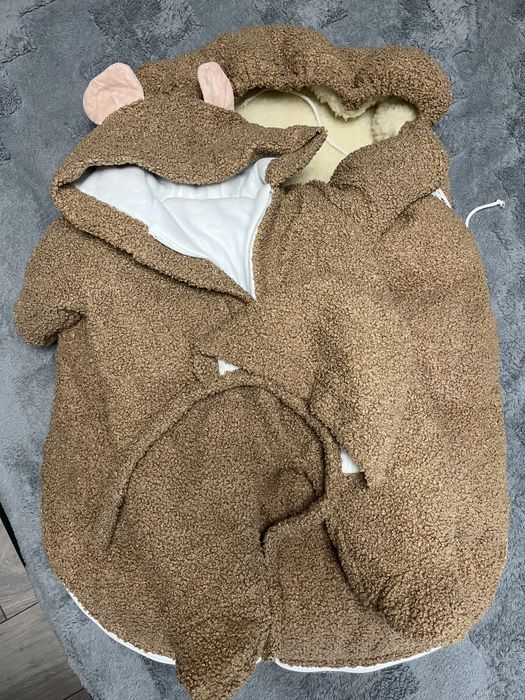 Конверт тедді від 0 до 3 місяців + утеплений чоловічок