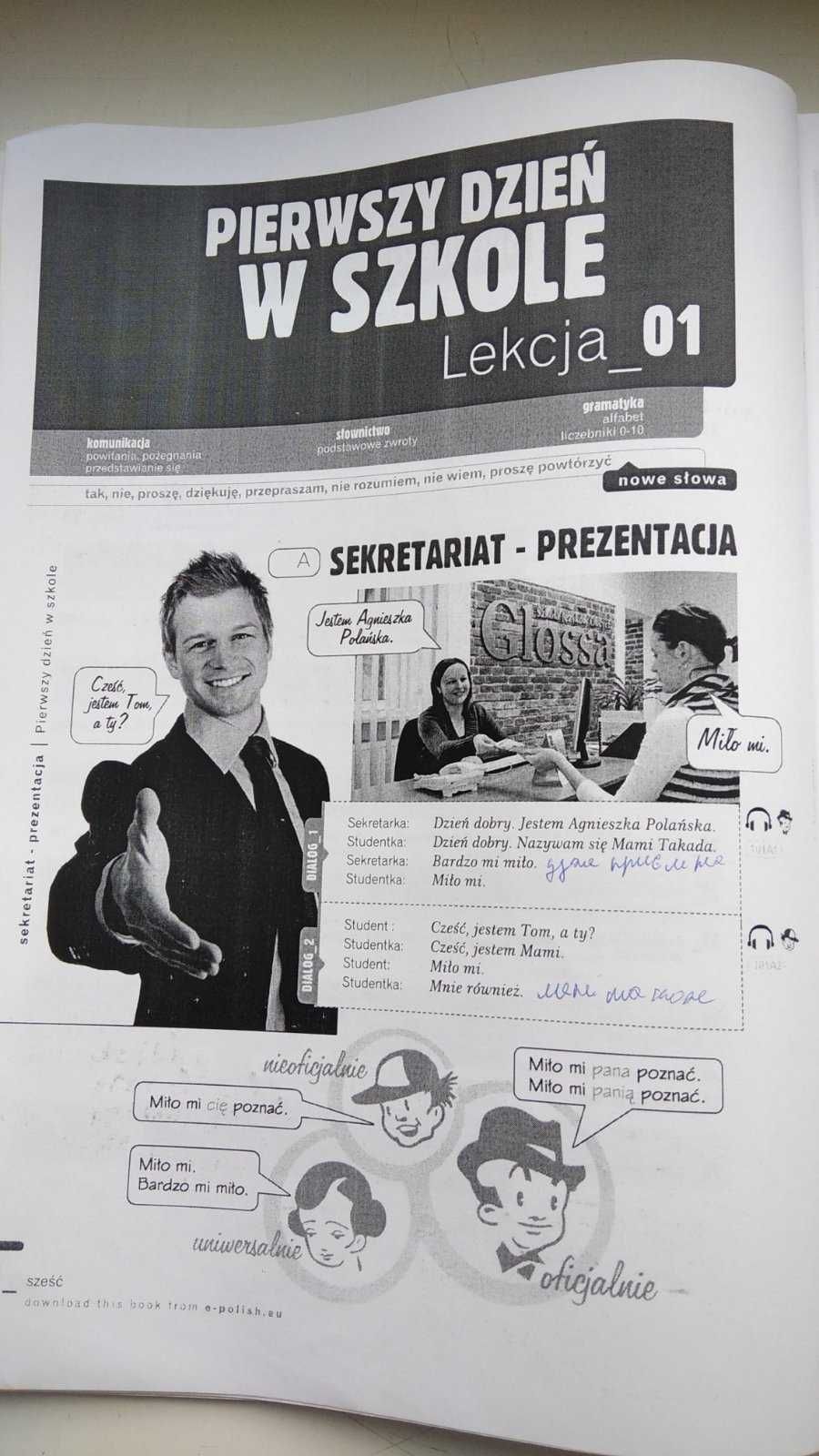 Книга учебник польский krok do kroku polski poziom A1