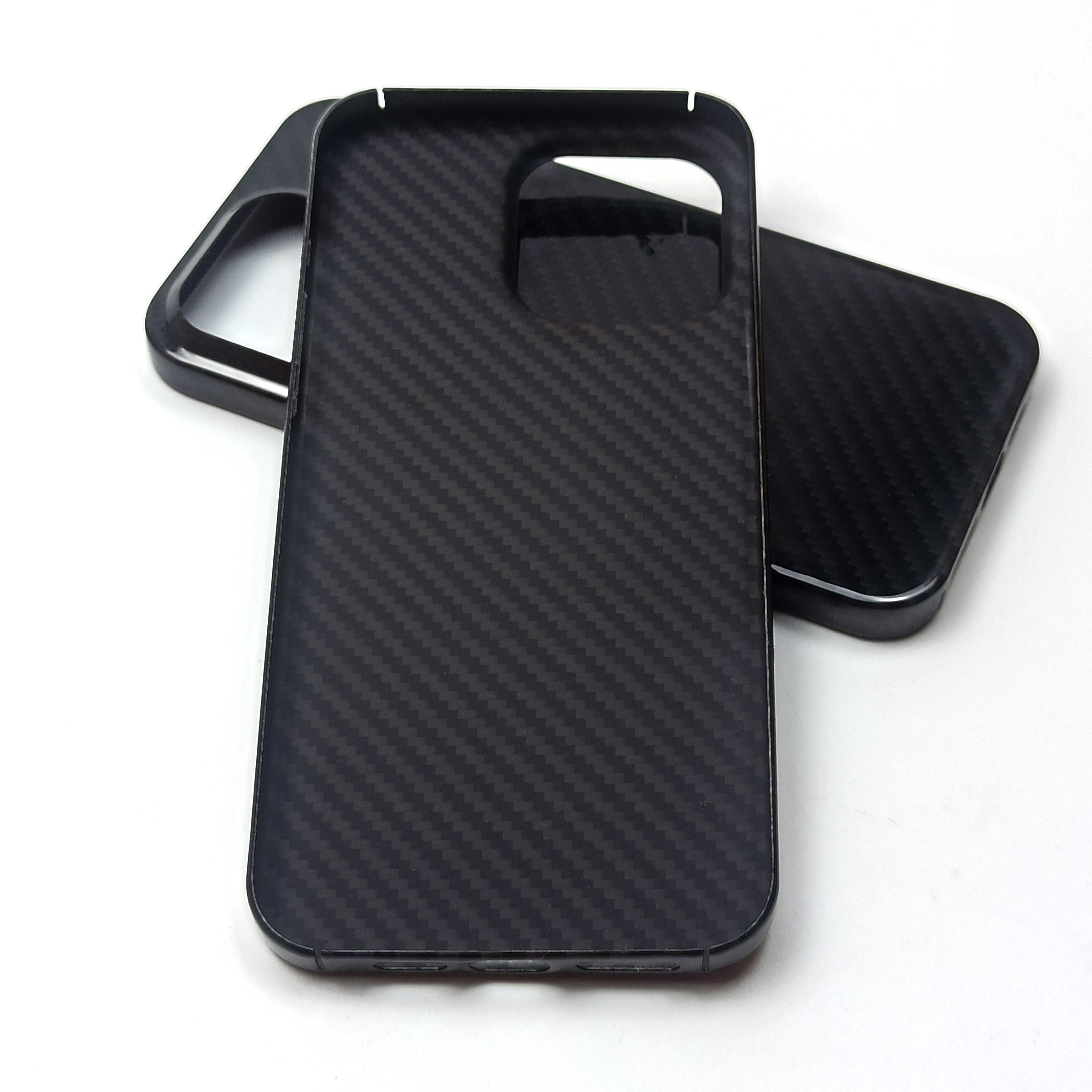 Ультратонкий карбоновый чехол iPhone 15 Pro | Max (Glossy Black)