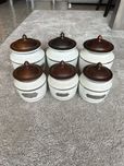 Conjunto de 6 Potes de Cozinha