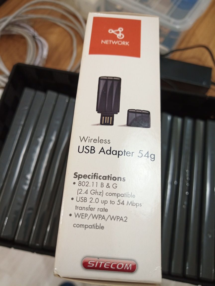 Placa de rede WiFi (sem fios) Sitecom tipo pen USB