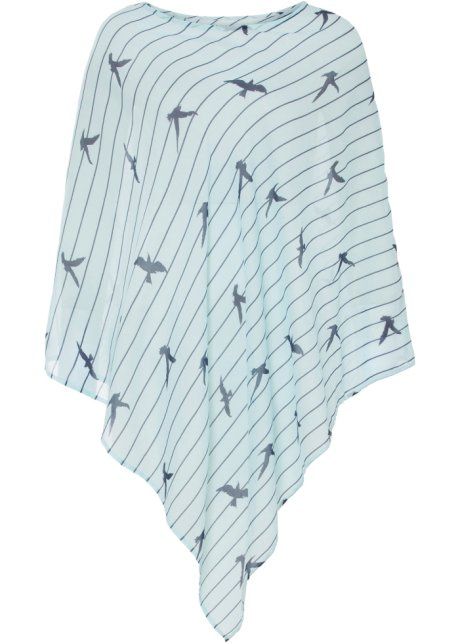 B.P.C poncho letnie z nadrukiem UNI.