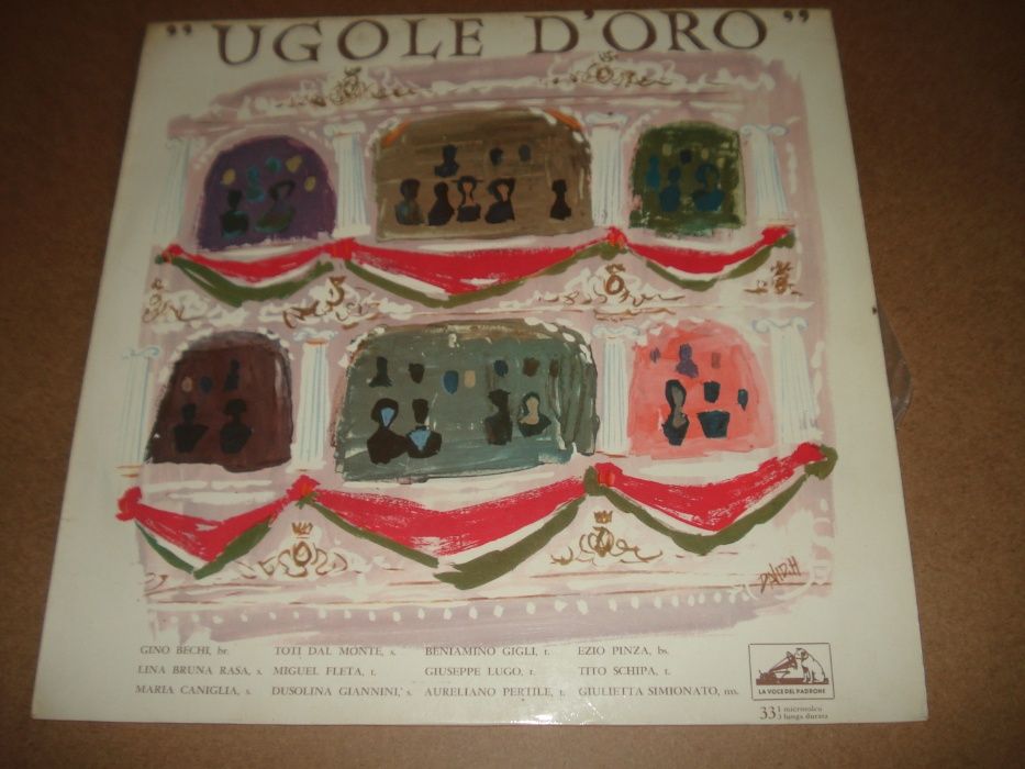 Raro Antigo Vinil Ópera – Various – Ugole D'Oro - 1962