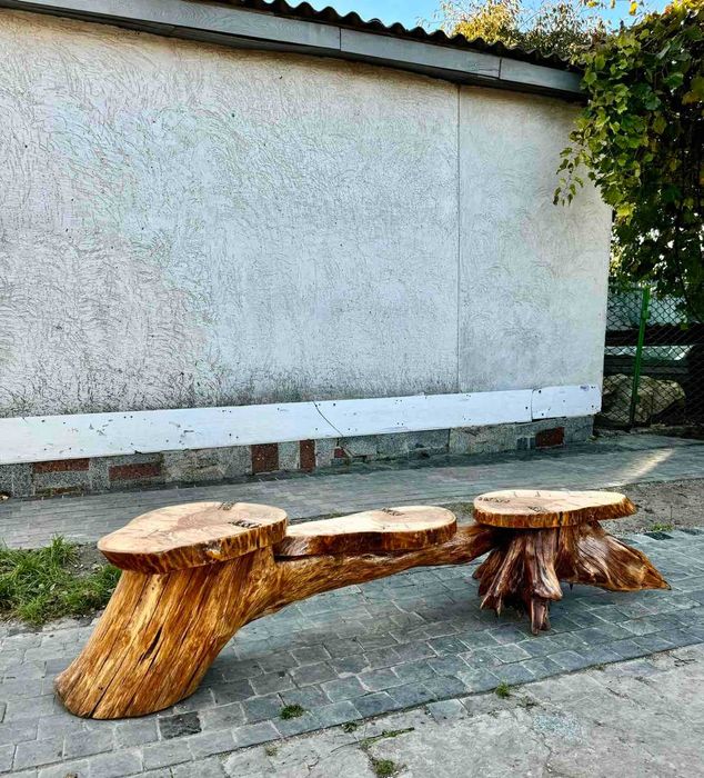 Декоративні вироби з дубових пнів і коренів