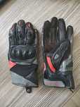 Damskie rękawice motocyklowe REBELHORN FLUX II BLACK RED L