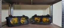 BMW E36 Lampy ZKW Yellow Żółte NOWE Szkła Regeneracja Reflektory super