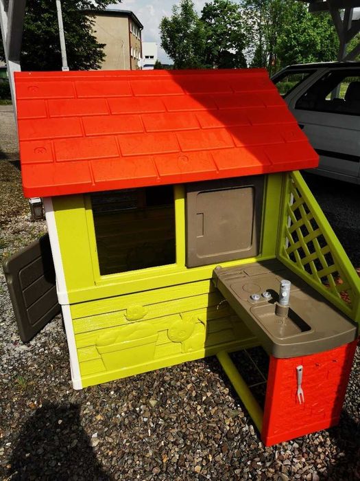 Domek Smoby Nature z kuchnią +2 super gratisy (kosz i wózek na zakupy)