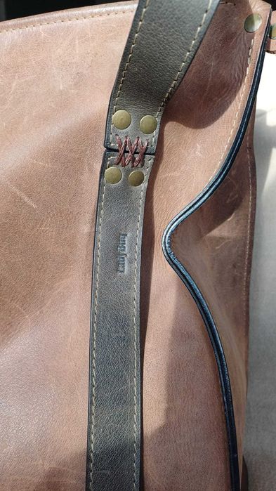 Duża skórzana torba Squer LadyBuq Art