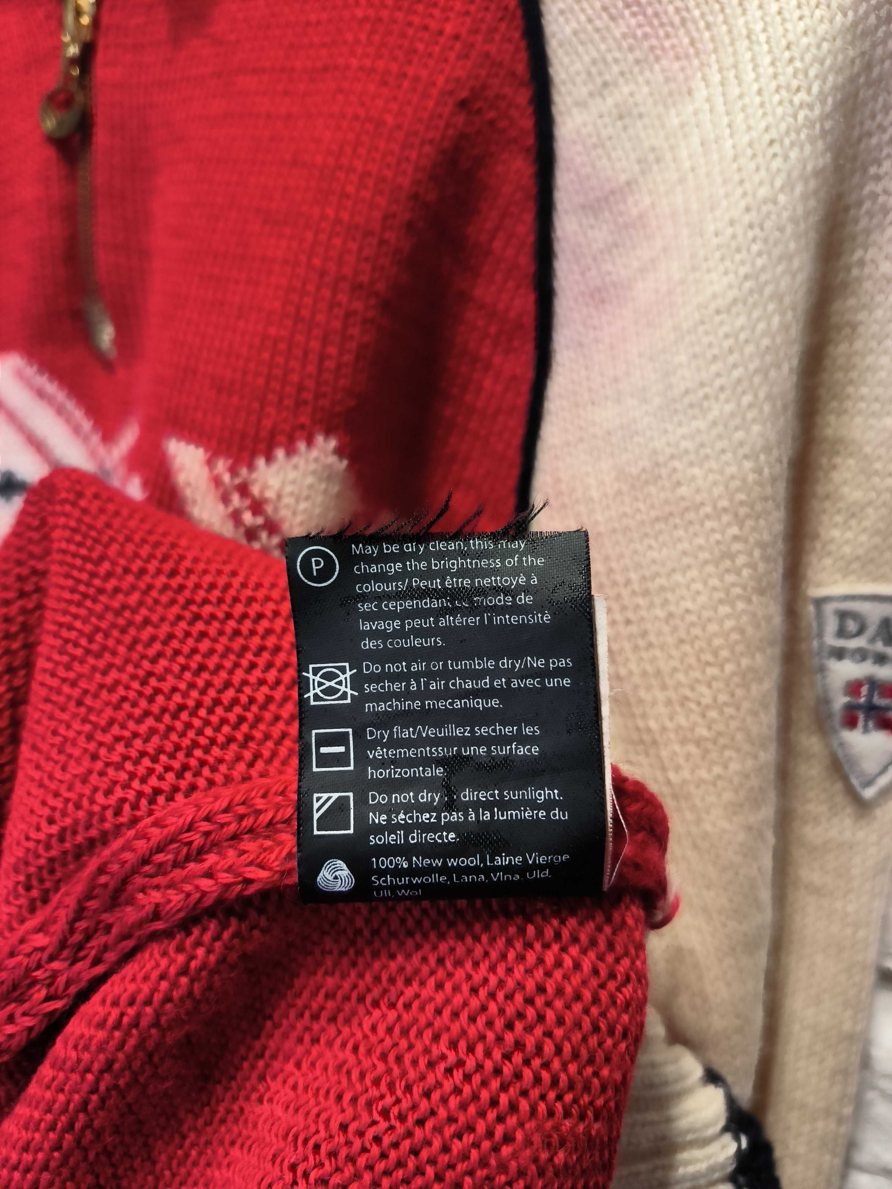 Sweter Dale of Norway Wełniany Wełna Wzorki
