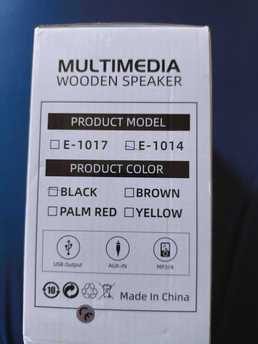 Drewniane głośniki multimedialne