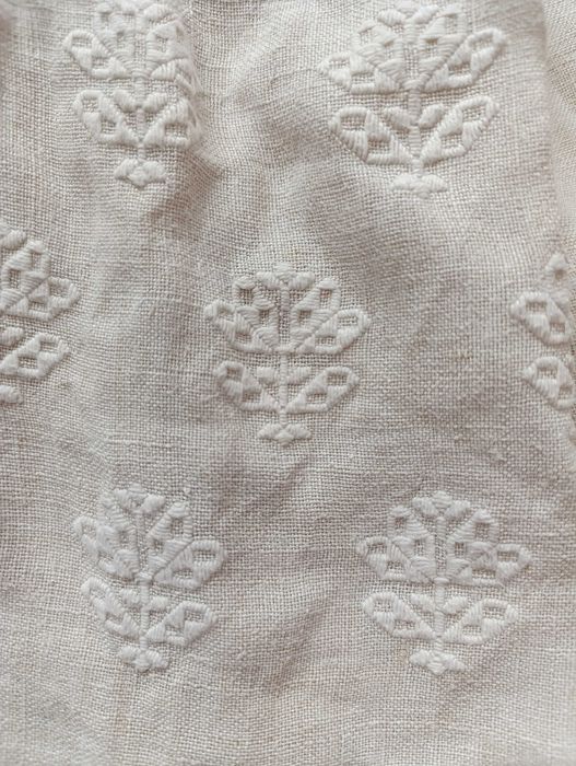 Сорочка жіноча старовинна конопляна, тонке полотно, вишивка білим