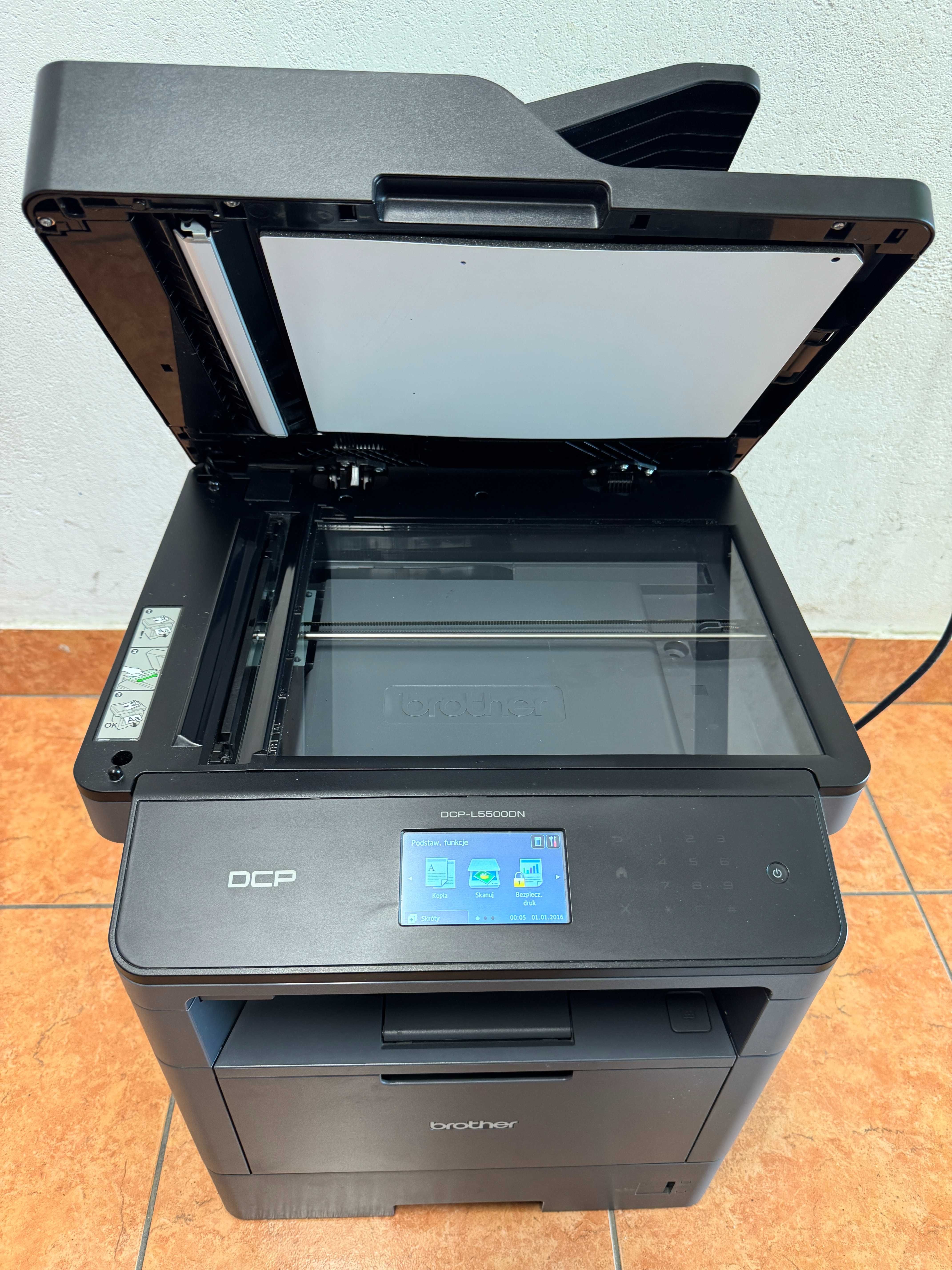 Urządzenie wielofunkcyjne laserowe Brother DCP-L5500DN Jak nowe !